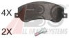 VW 2H0698151 Brake Pad Set, disc brake